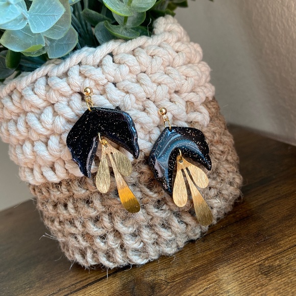 Eleven11 Creations Jewelry - The Dede / Handmade Polymer Clay Earrings